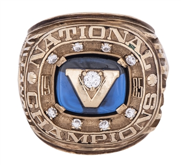 1985 Gary McLain Villanova Wildcats NCAA Basketball Championship Player Ring (PSA/DNA)